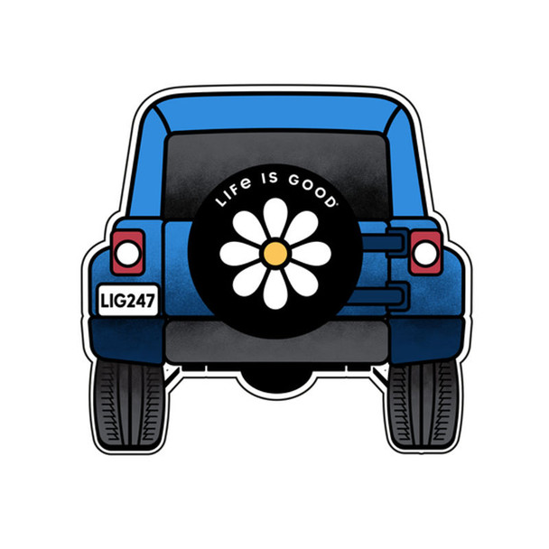 4x4 Jeep with Daisy Decal