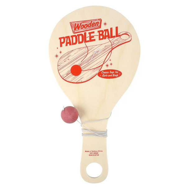 Wooden Paddle Ball Game