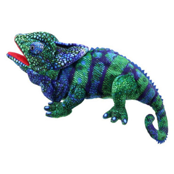 Chameleon Puppet - Blue and Green