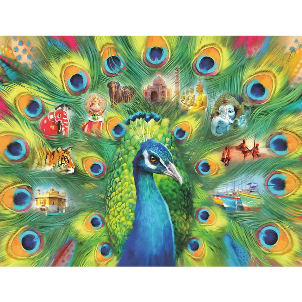 Land of the Peacock 2000pc Puzzle Land of the Peacock 2000pc Puzzle