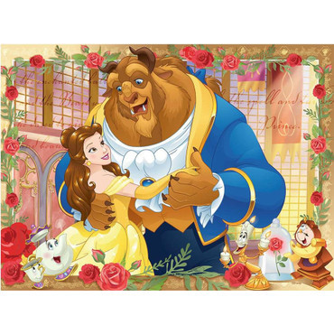 Disney Princess - Belle and Beast 100pc XXL Glitter Puzzle