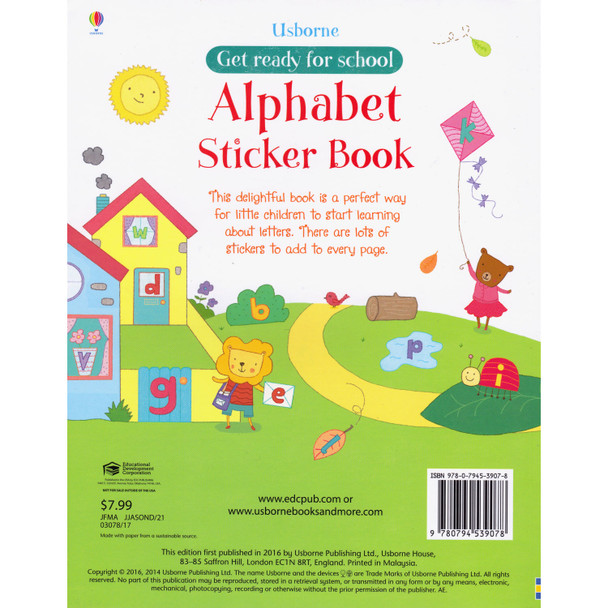 Alphabet Sticker Book