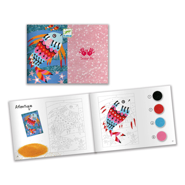 Fish Rainbow Colored Sand and Glitter Craft Kit