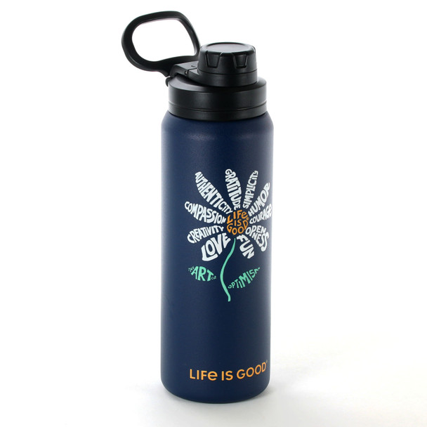 Superpower Daisy 26oz Stainless Steel Water Bottle