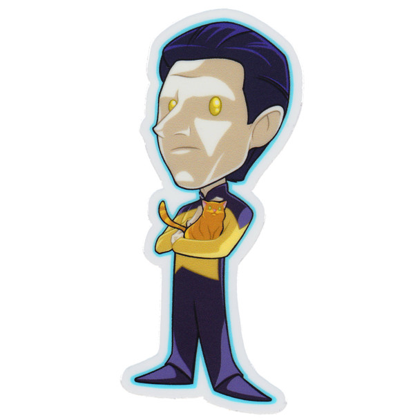 Data and Spot Vinyl Sticker