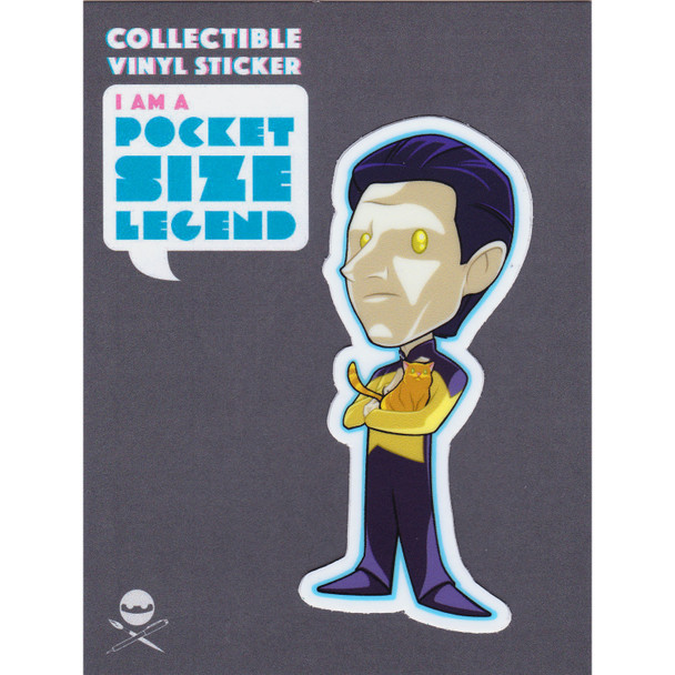 Data and Spot Vinyl Sticker