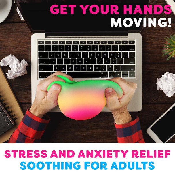 Arggh Rainbow Giant Stress Ball