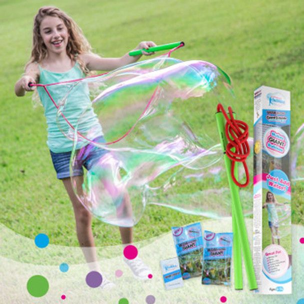 WOWmazing Giant Bubble Concentrate and Wand Kit