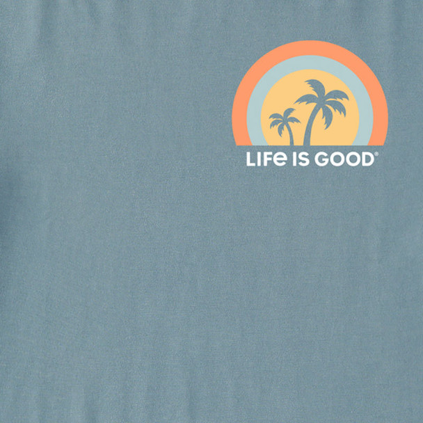 Take Me to the Ocean Men's SS Crusher-Lite Tee - smoky blue