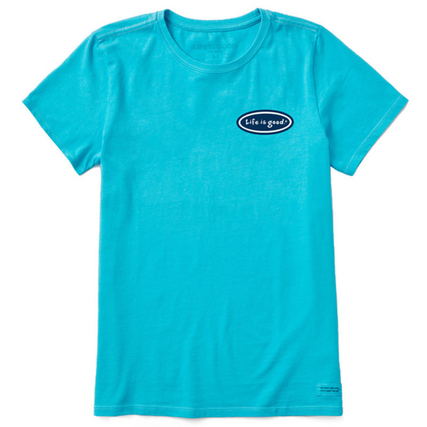 Jackie and Rocket Van Go Women's Crusher Tee - island blue Jackie and Rocket Van Go Women's Crusher Tee - island blue