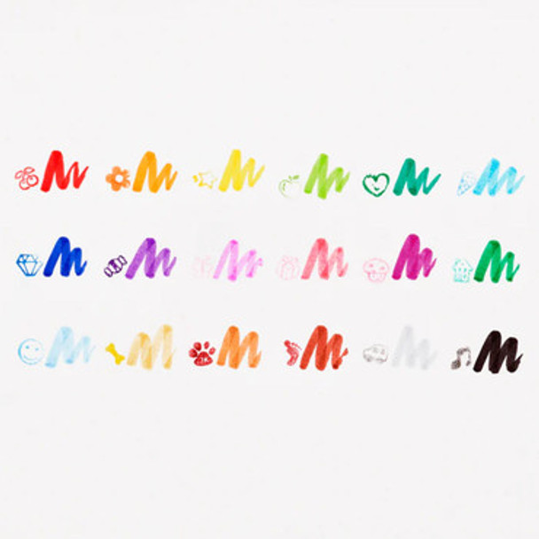 Stampables Scented Double-Ended Stamp Markers - Set of 18