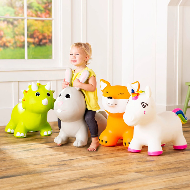 Bouncy Inflatable Jump-Along - Bunny