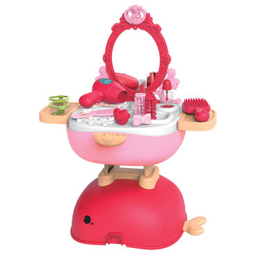 Kitchen Counter / Dressing Table Combo Set in a Whale Carrying Case