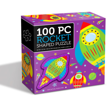 Rocket Shaped Puzzle - 100pc