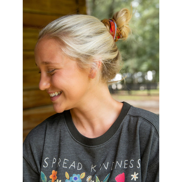 Half Boho Bandeau - Rust Tan Borders