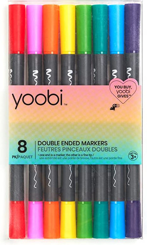 Double Ended Brush Marker Set