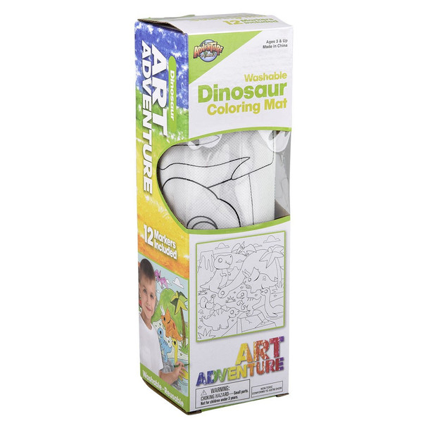 Washable Doodle Mat - Dinosaur