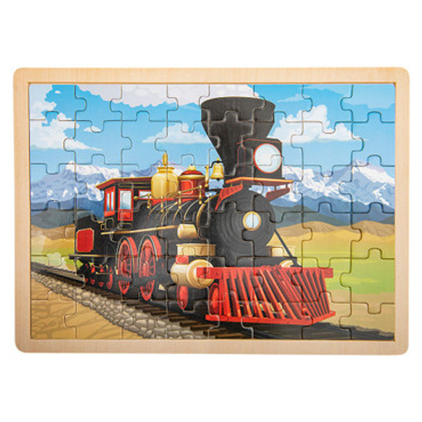 Wooden Train Adventure Puzzle - 48pc