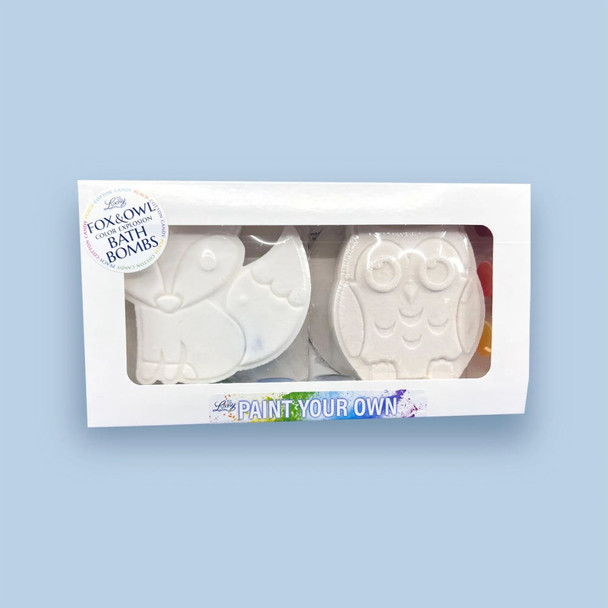 Paint Your Own Bath Bombs- Fox and Owl