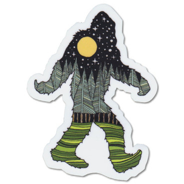 Bigfoot Nature Sticker