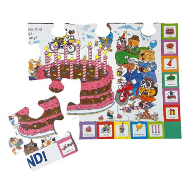 Richard Scarry's Busytown Seek and Find Giant Floor Puzzle - 28pc Richard Scarry's Busytown Seek and Find Giant Floor Puzzle - 28pc
