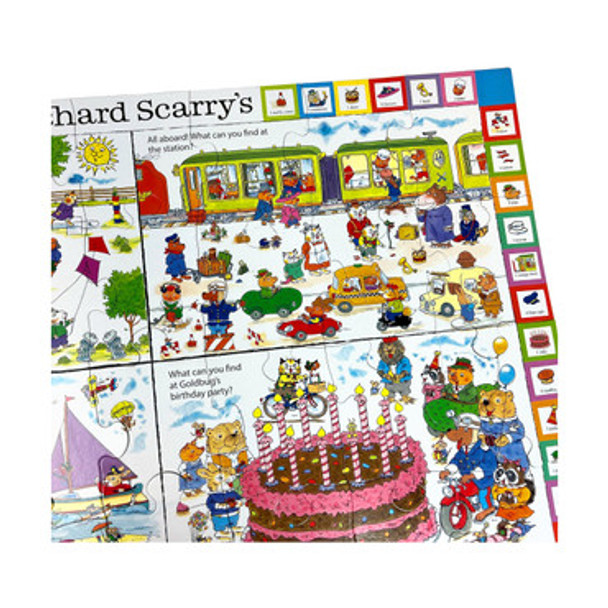 Richard Scarry's Busytown Seek and Find Giant Floor Puzzle - 28pc Richard Scarry's Busytown Seek and Find Giant Floor Puzzle - 28pc