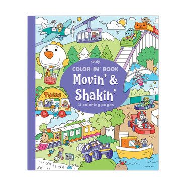 Color-In Book - Movin' and Shakin'