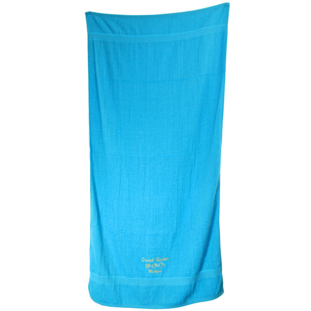 Beach Towel - Grand Haven Wave