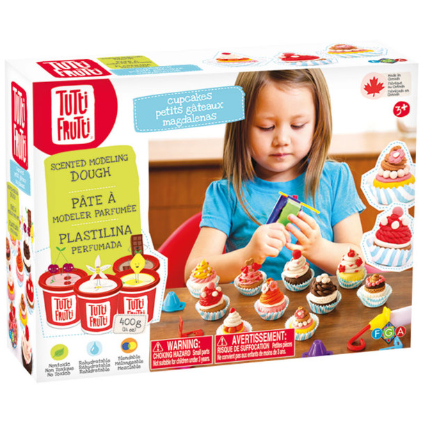 Scented Modeling Dough - Cupcakes Kit