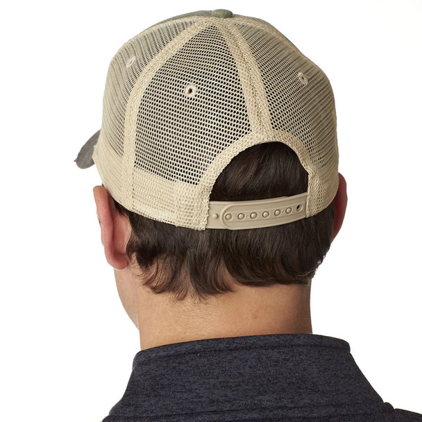 Michigan Lake Weathered Trucker Cap