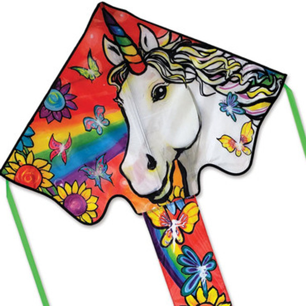 Unicorn Flowers Large Easy Flyer Kite