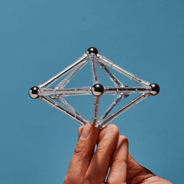 Spokes Magnetic Building Set - nickel