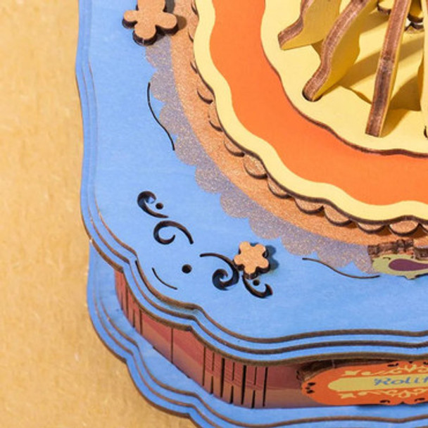 Vintage Gramophone Music Box Wooden Puzzle Kit