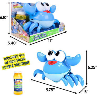 Maxx Bubbles Dancing Crab Bubble Machine