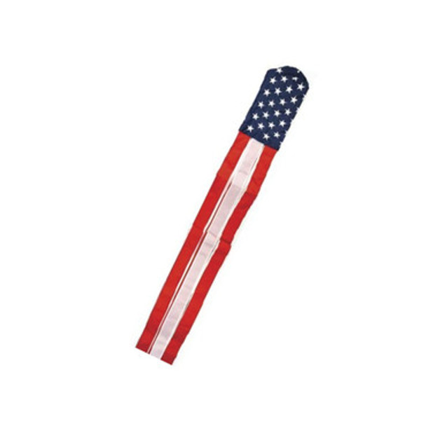 Embroidered USA Windsock - 18in