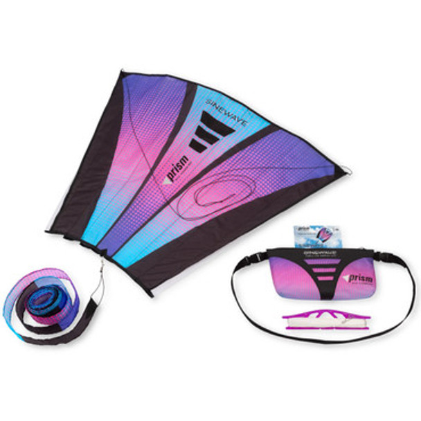 Sinewave Parafoil Kite - Ultraviolet Sinewave Parafoil Kite - Ultraviolet