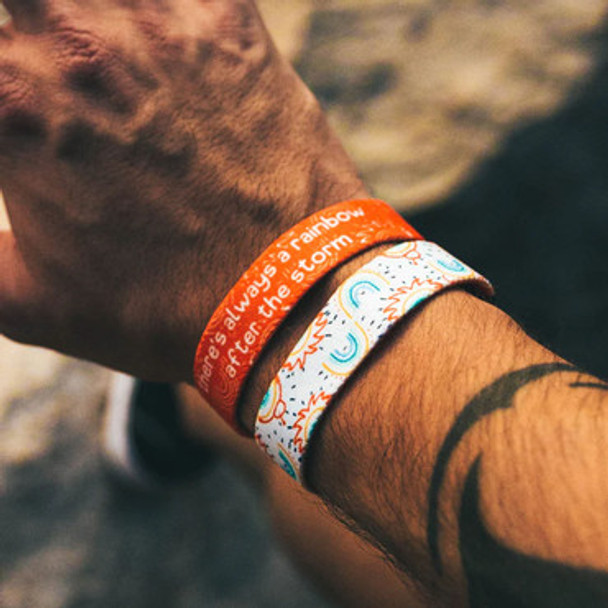 Zox Wristband - There's Always a Rainbow After the Storm Zox Wristband - There's Always a Rainbow After the Storm
