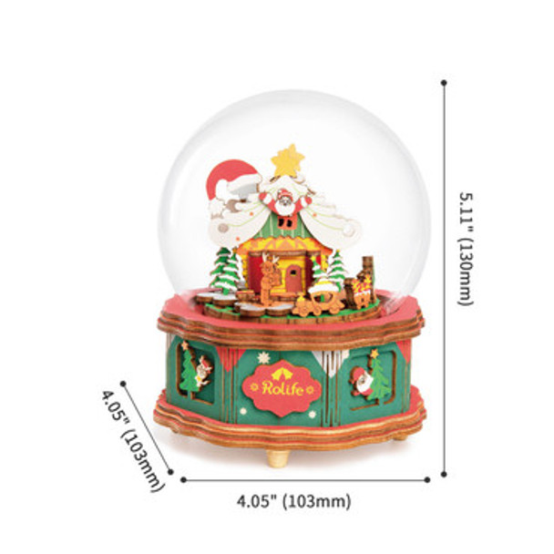 Wooden DIY Music Box Kit - Christmas Town Wooden DIY Music Box Kit - Christmas Town