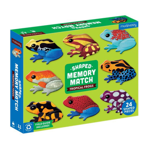 Memory Match Game - Tropical Frogs