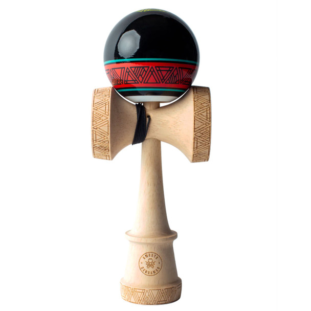 Findlay Hats Kendama - Red - Amped - Sticky Clear