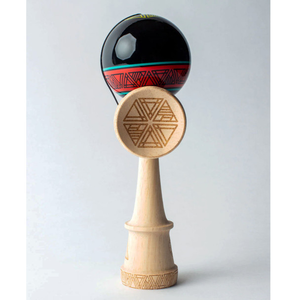 Findlay Hats Kendama - Red - Amped - Sticky Clear