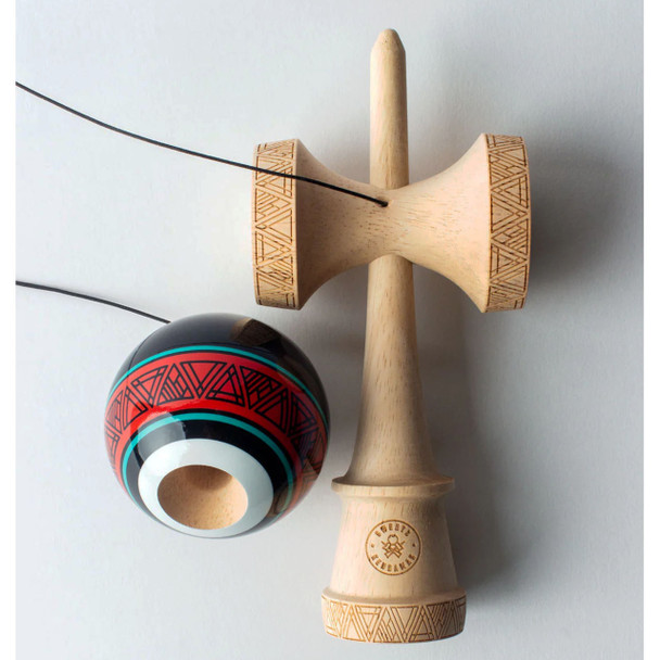 Findlay Hats Kendama - Red - Amped - Sticky Clear