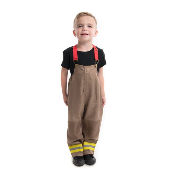 Firefighter Dress-up Set with Suspender Pants size L