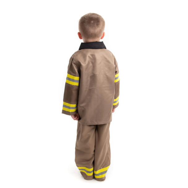 Firefighter Dress-up Set with Suspender Pants size L