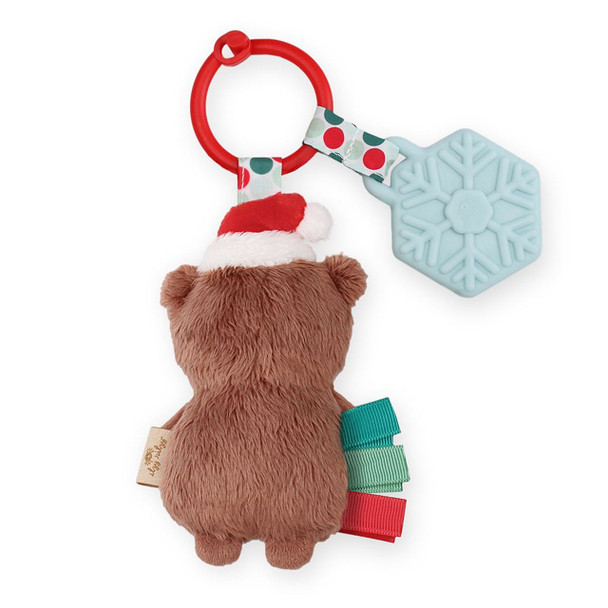Cocoa the Bear Holiday Itzy Pal Infant Toy and Teether