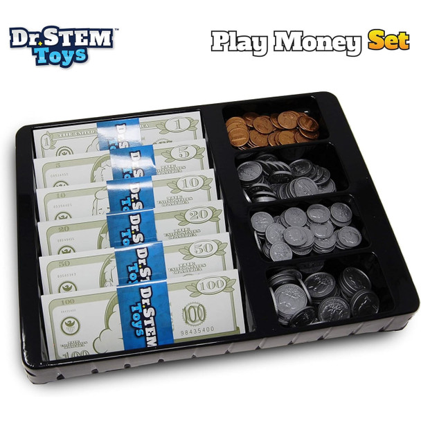 Dr. STEM Play Money Set with Tray Dr. STEM Play Money Set with Tray