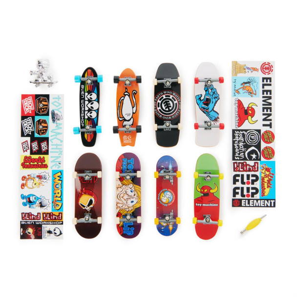 Tech Deck 25th Anniversary 8pk Fingerboards