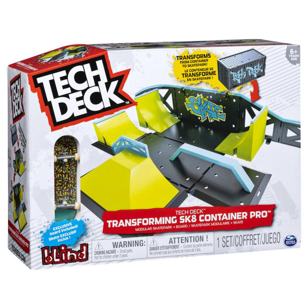 Tech Deck Transforming Sk8 Container Playset