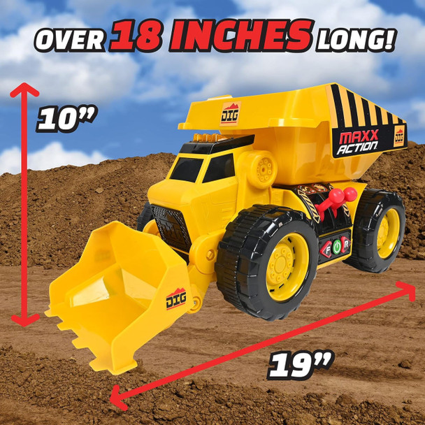 Maxx Action 2 in 1 Dig Rig Dump Truck