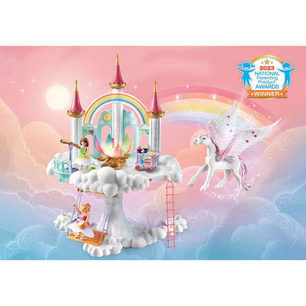 Rainbow Castle in the Clouds